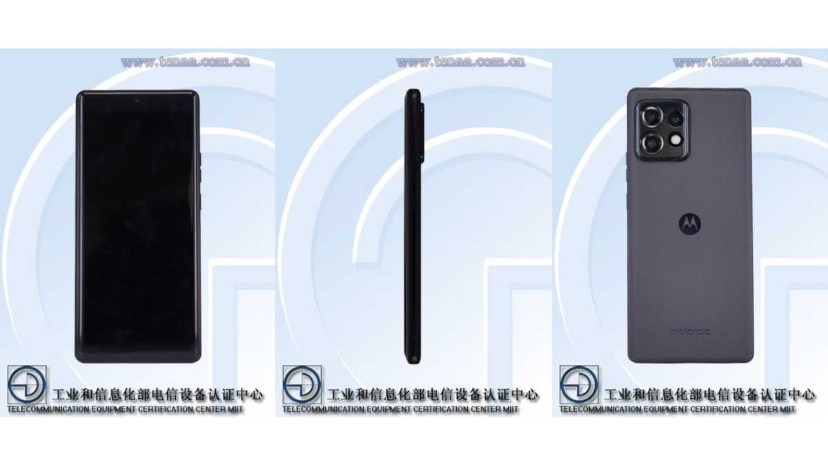 TENAA renders of the Motorola Edge 40