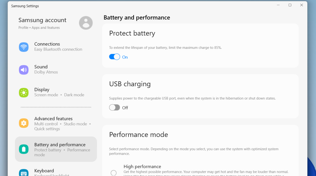 Samsung protect battery