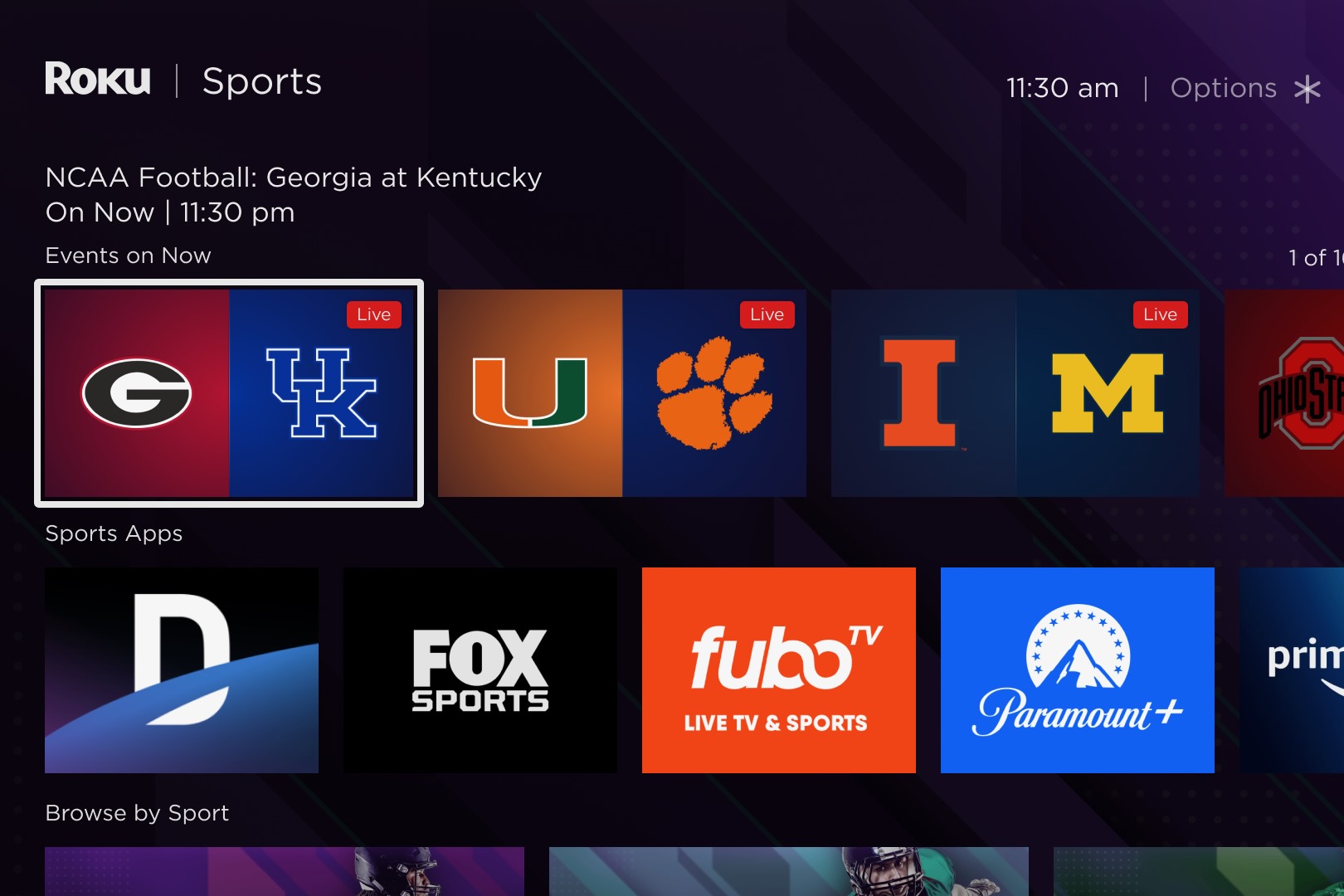 Roku adds a live sports hub to its home screen TechHive