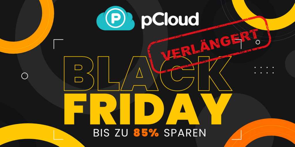 Image: Black Deal bei pCloud verlÃ¤ngert: Lebenslanger Cloud-Speicher mit -85 %