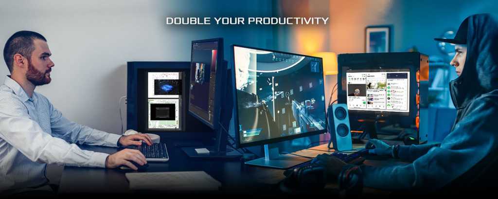 Image: Asrock prÃ¤sentiert Zusatz-Bildschirm im PC-GehÃ¤use