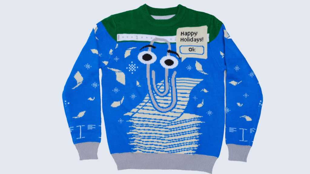 Image: Microsofts hÃ¤sslicher Windows-Pullover jetzt erhÃ¤ltlich