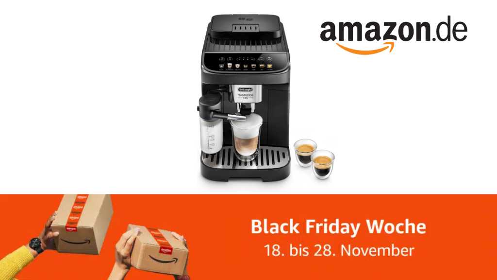 Image: Exklusiver DeâLonghi Kaffeevollautomat zum Top-Preis bei Amazon
