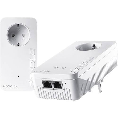 Devolo Magic 2 WiFi 6 Starter Kit (2400 Mbit/s, 2x GB LAN, Mesh, Access Point,