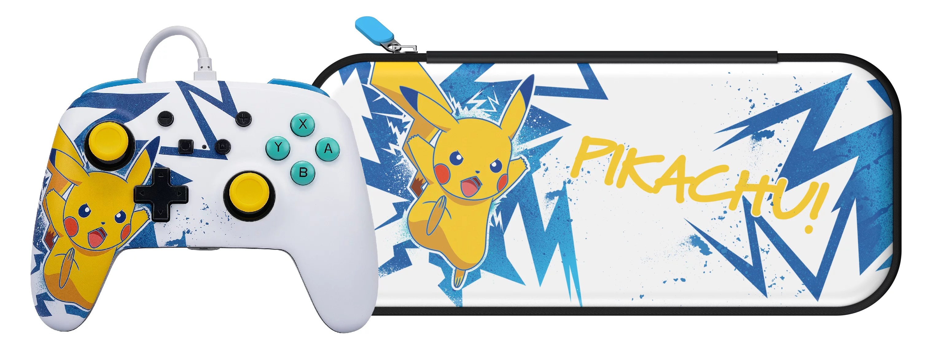 PowerA Pikachu Switch controller & case