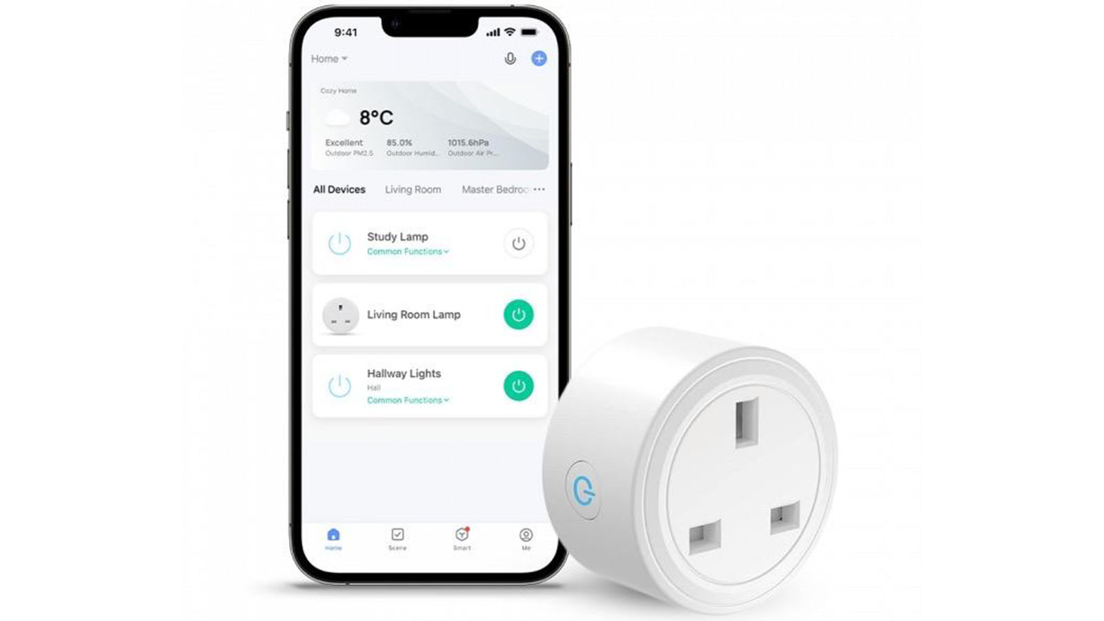 Aoycocr Alexa Smart Plugs - Mini Bluetooth WIFI Smart Socket Switch Works  With Alexa Echo Google Home, Remote Control Smart Outlet with Timer