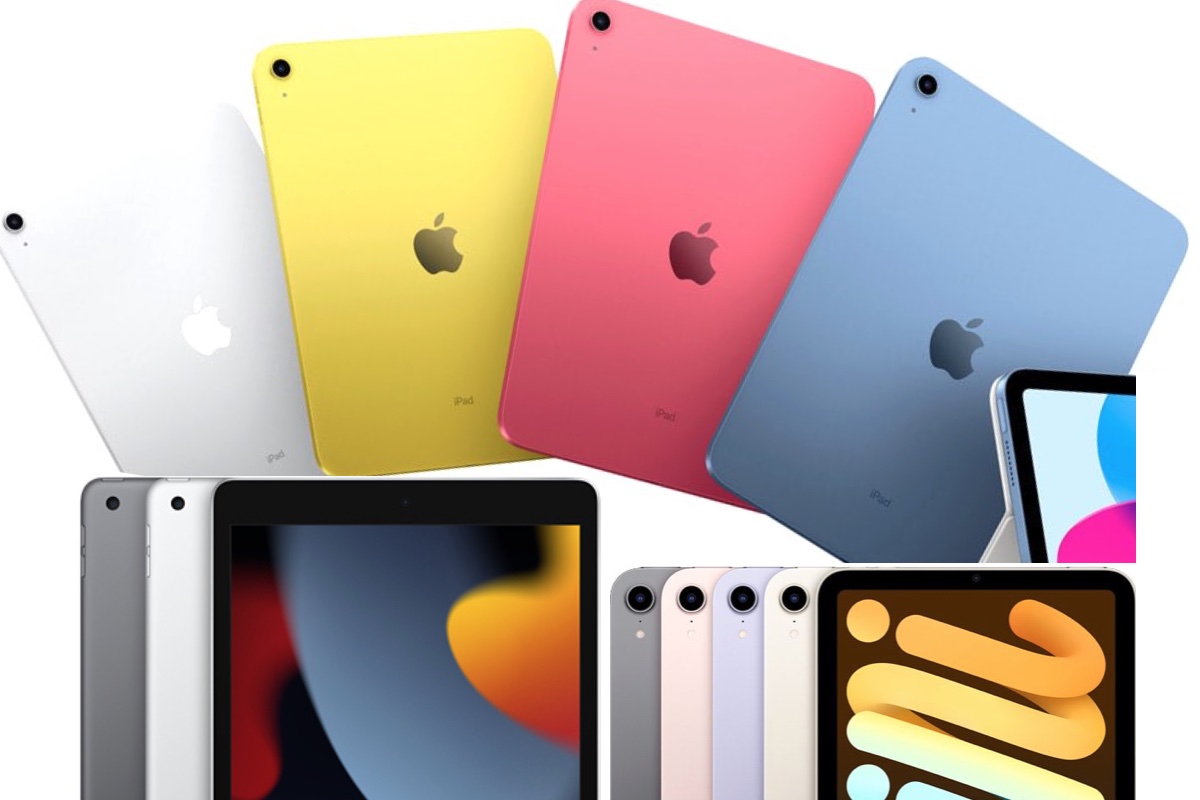 iPad and iPad mini color options
