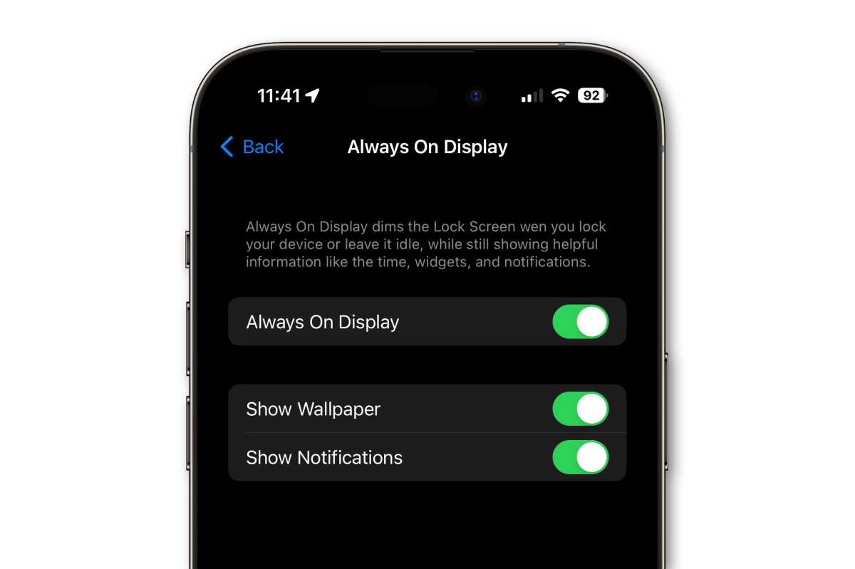 Apple memberi pengguna lebih banyak kontrol atas layar iPhone 14 Pro yang selalu aktif