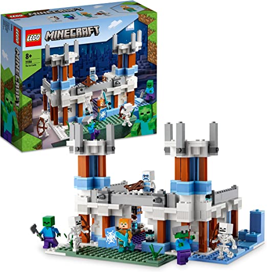 Conjunto de castelo de gelo Lego Minecraft 