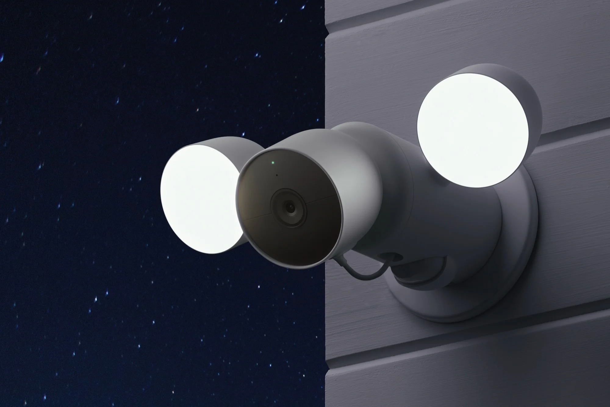 Best outdoor security cam/floodlight for Google Assistant smart homes: Nest Cam with Floodlight (Wired)