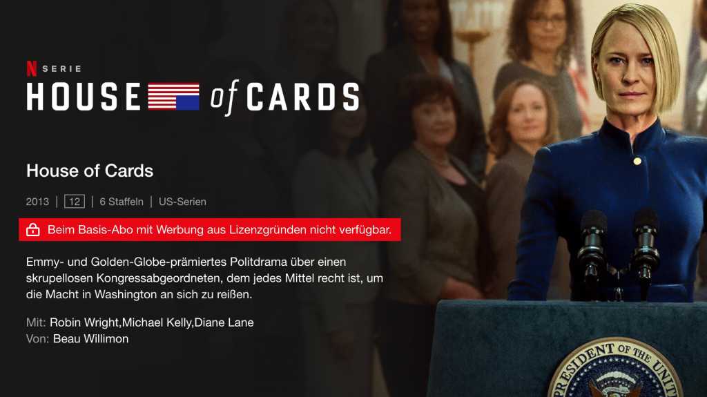 Image: 4,99 Euro Netflix-Abo: Diese Serien und Filme kÃ¶nnen Sie nicht sehen