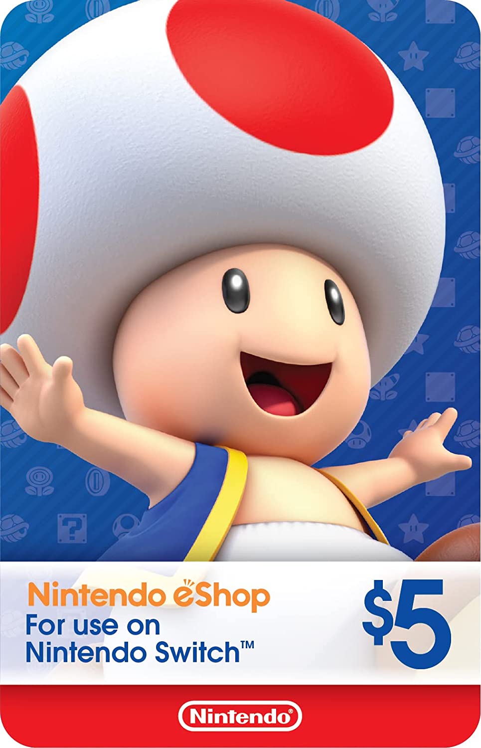 $5 Nintendo eShop Gift Card