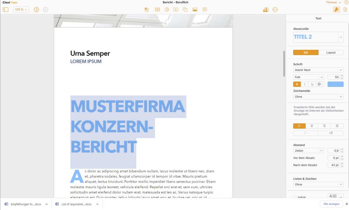 Pages, Numbers und Keynote können Sie auch in Windows verwenden, indem Sie auf die Online-Varianten in Cloud zugreifen.