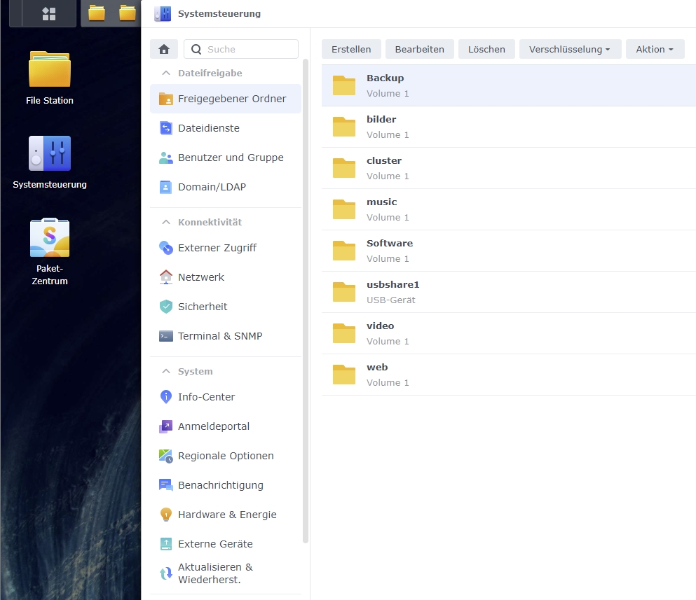 Freigaben lassen sich von NAS-Systemen aus erstellen und in Windows, macOS oder Linux nutzen. Auch iOS und iPadOS können auf Freigaben zugreifen.