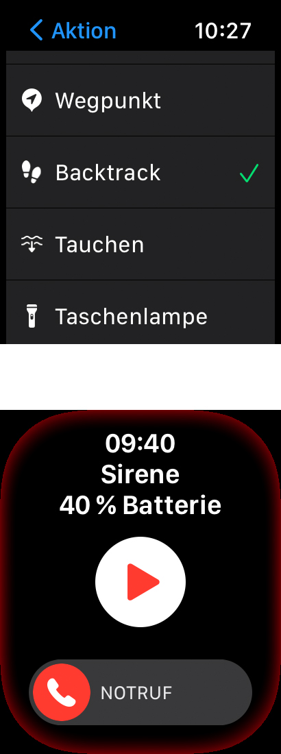 Apple Watch Ultra: Aktionstaste konfigurieren