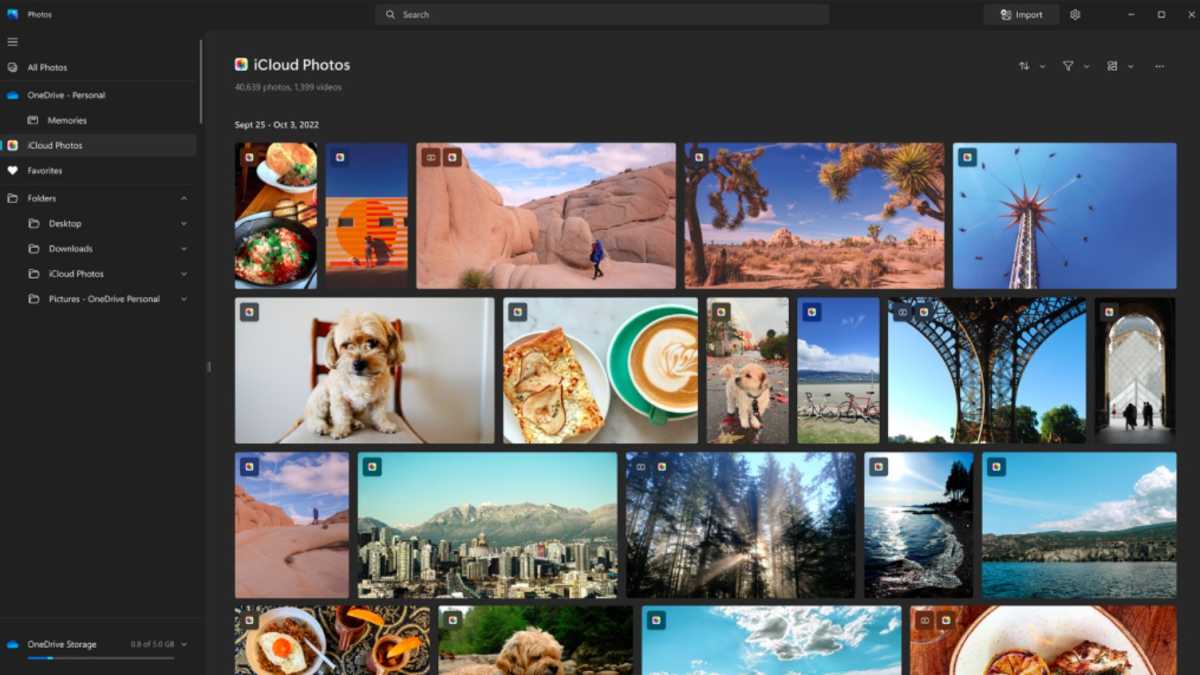 iCloud Photos Windows 11 integration