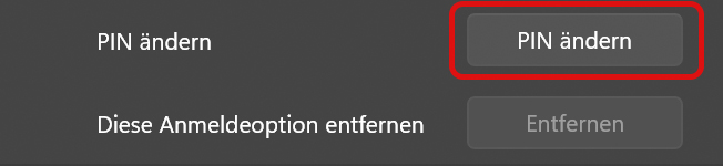 PIN verwenden