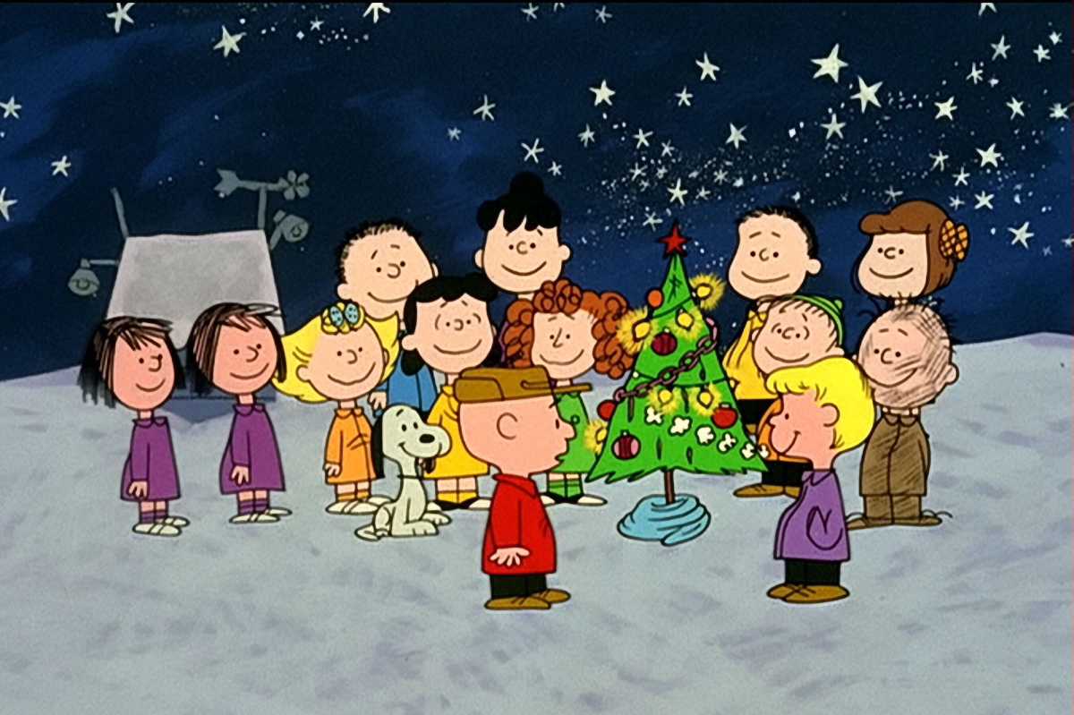 A scene from the film 'A Charlie Brown Christmas'