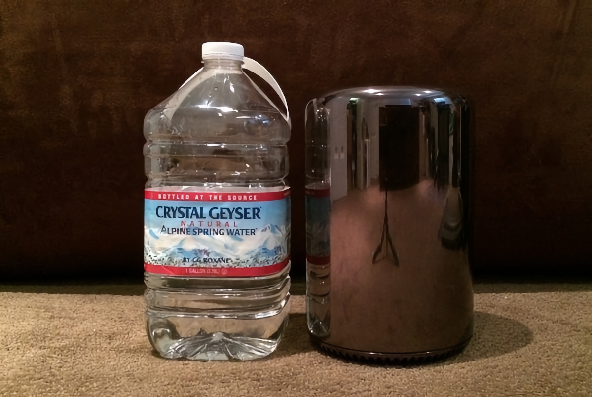 2013 Mac Pro gallon water