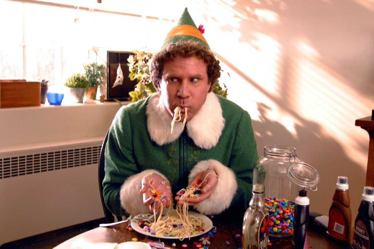 A scene from the film 'Elf'
