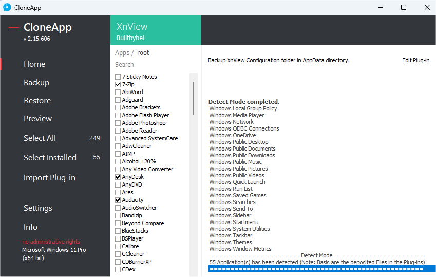 Clone App ist in der Lage, die auf einem Rechner installierte Windows- Software zu speichern und anschließend auf einen neuen PC wieder zurückzuspielen.