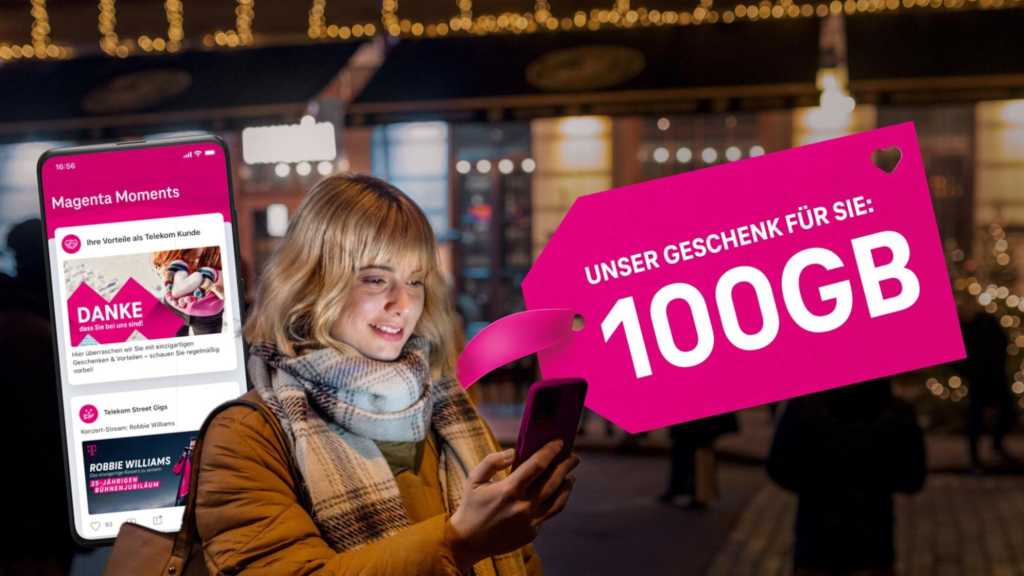 Image: Telekom verschenkt 100 GB Datenvolumen - nur noch heute