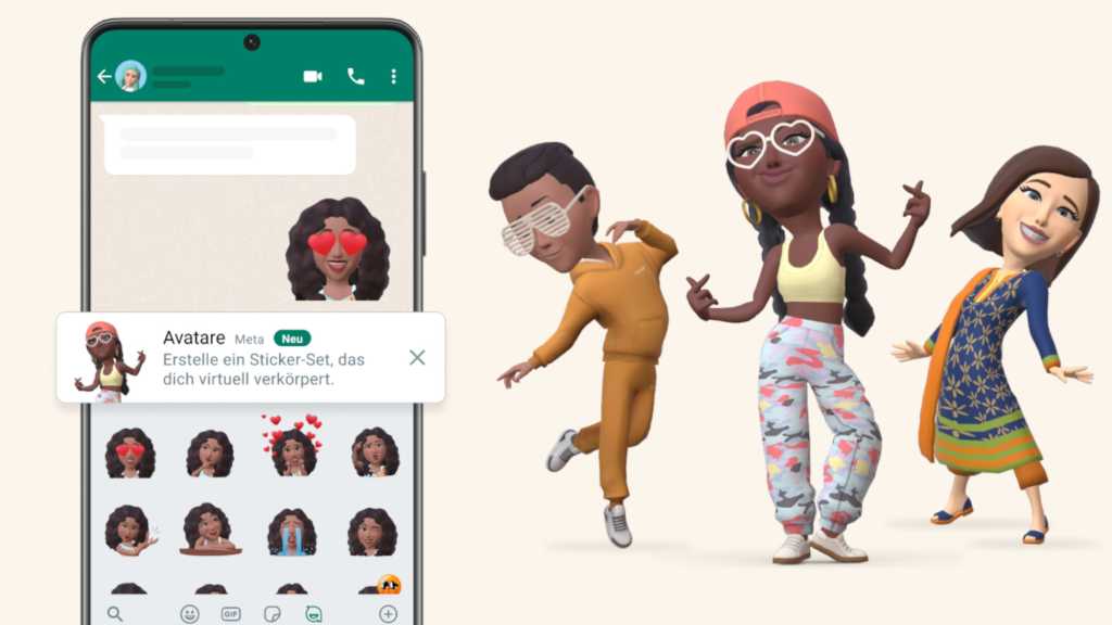 Image: Whatsapp: Avatare sind ab sofort fÃ¼r alle verfÃ¼gbar