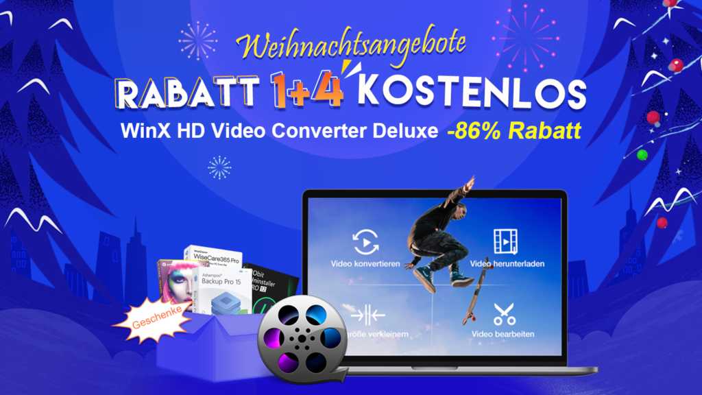 Image: WinX Video Converter jetzt fÃ¼r nur 19,95 Euro plus zwei Geschenke