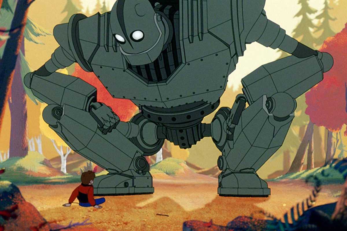 A scene from the film 'The Iron Giant'