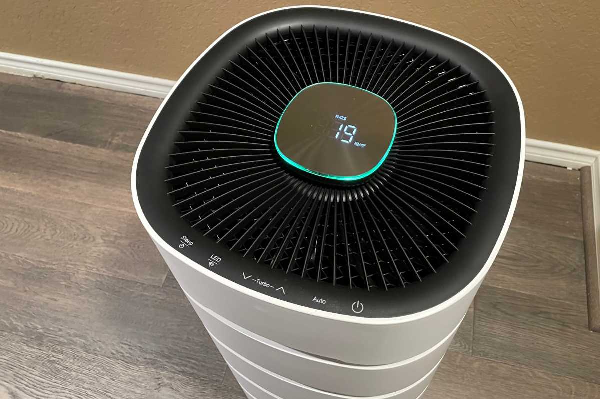 Carrier Smart Air Purifier XL vue de dessus