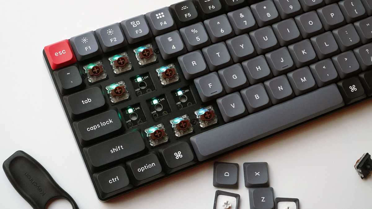 gadgets Keychron K3 Pro switches and PCB