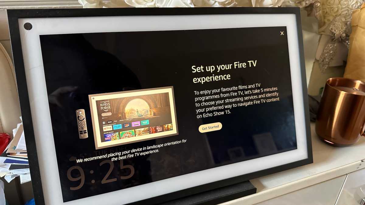 Fire TV update on Echo Show 15