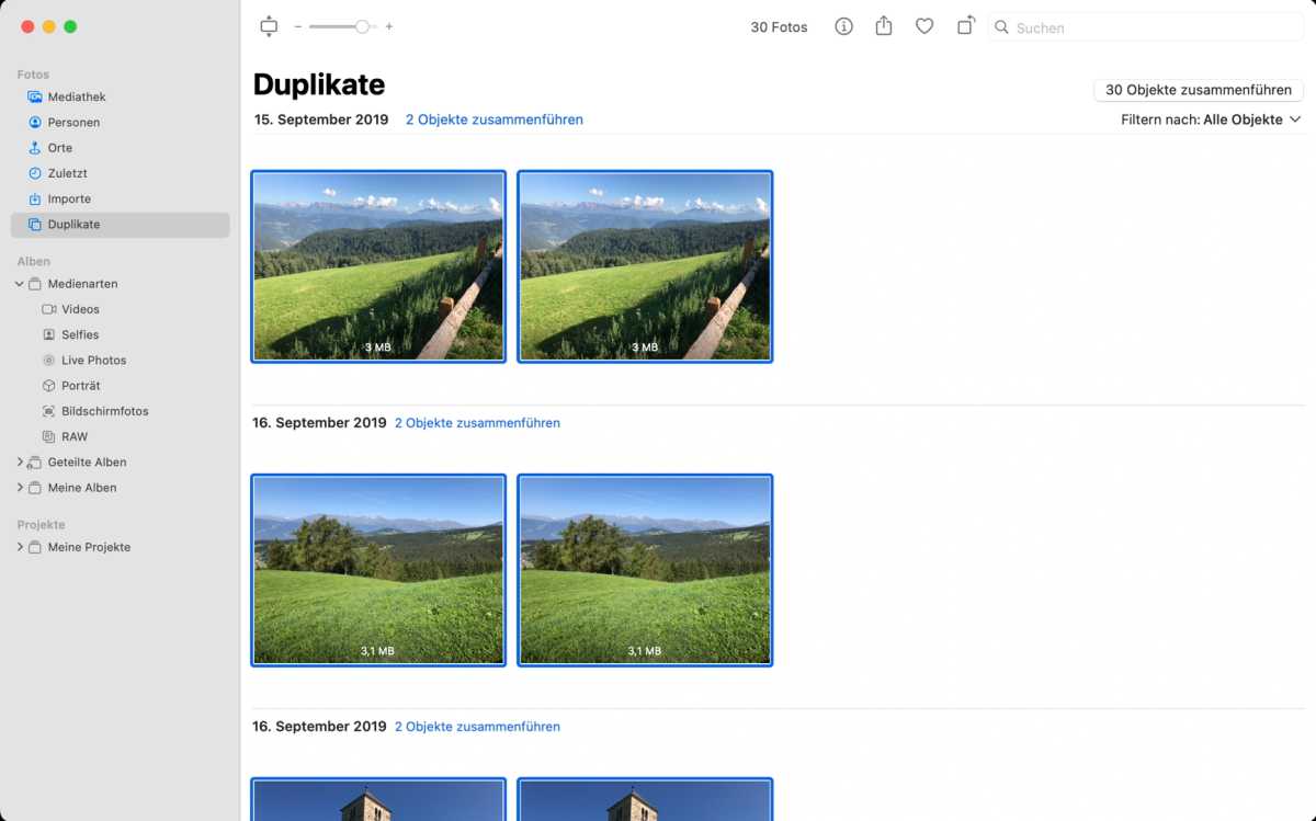 Fotos Duplikate