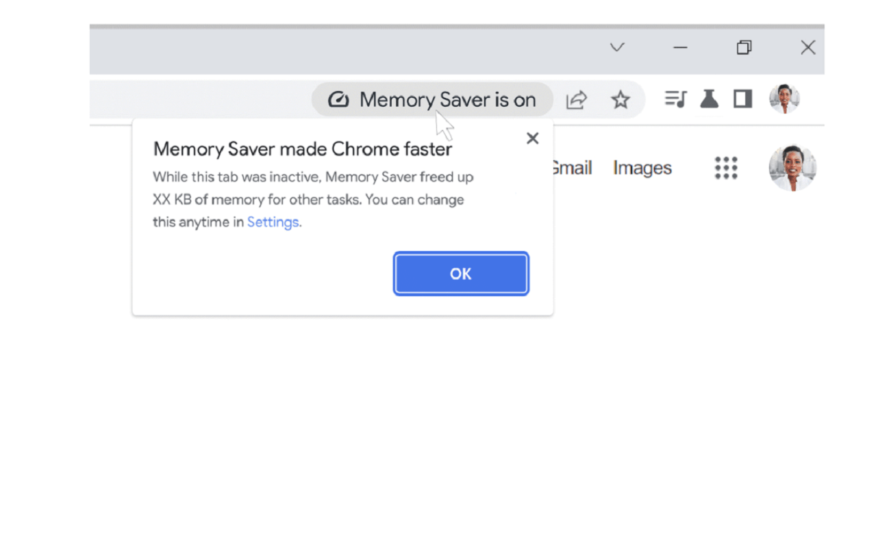 Google Chrome Memory Saver