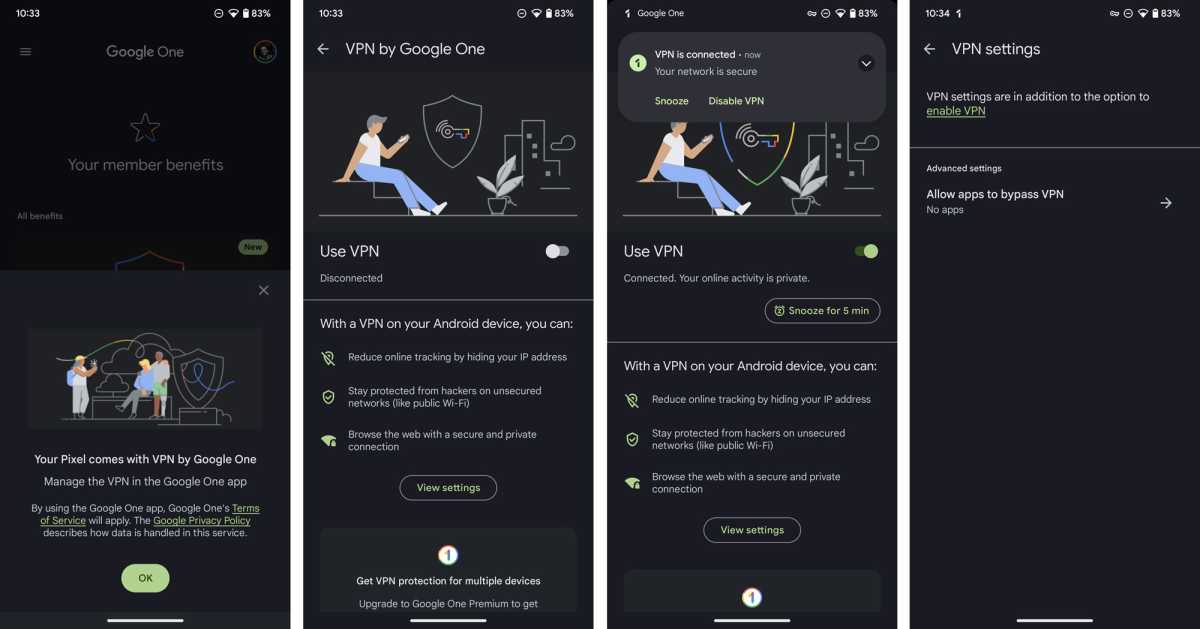VPN by Google One rolling out to Pixel 7 and Prov