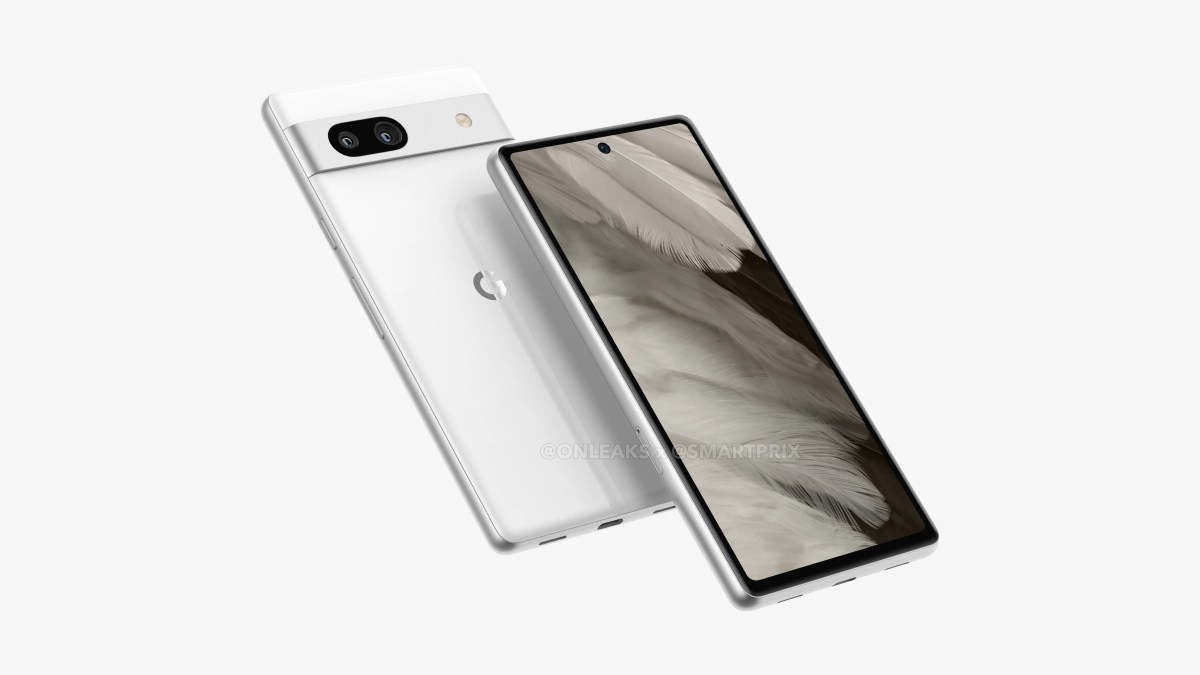 Google Pixel 7a Onleaks render