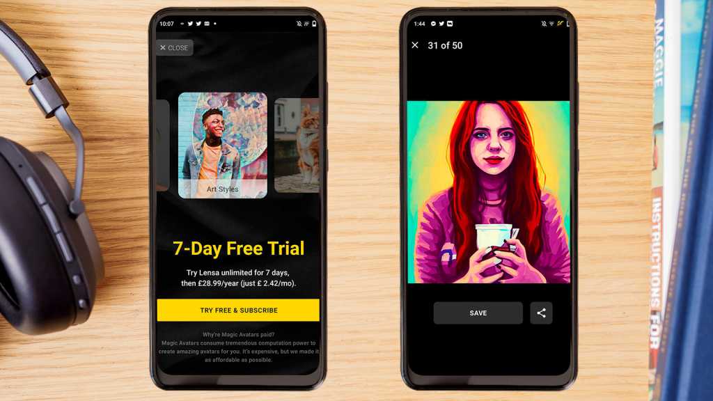 Image: Lensa: So nutzen Sie die virale KI-App fÃ¼r Selfie-Bilder