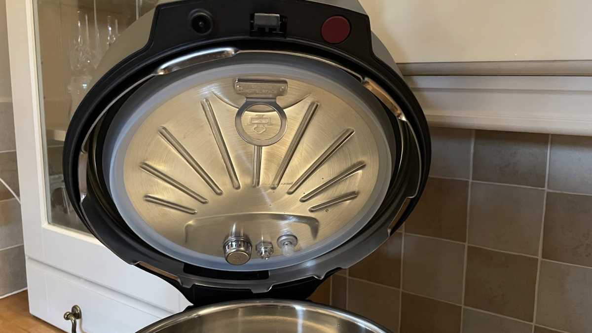 Instant Pot Duo Crisp with Ultimate Lid - pressure plate in lid