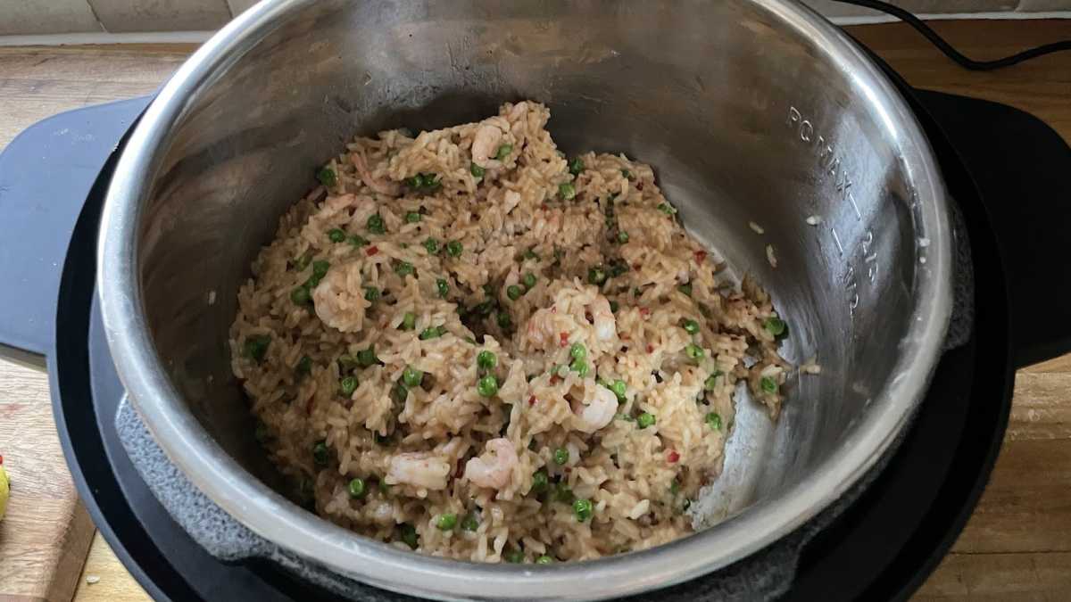 Instant Pot Duo Crisp with Ultimate Lid - risotto