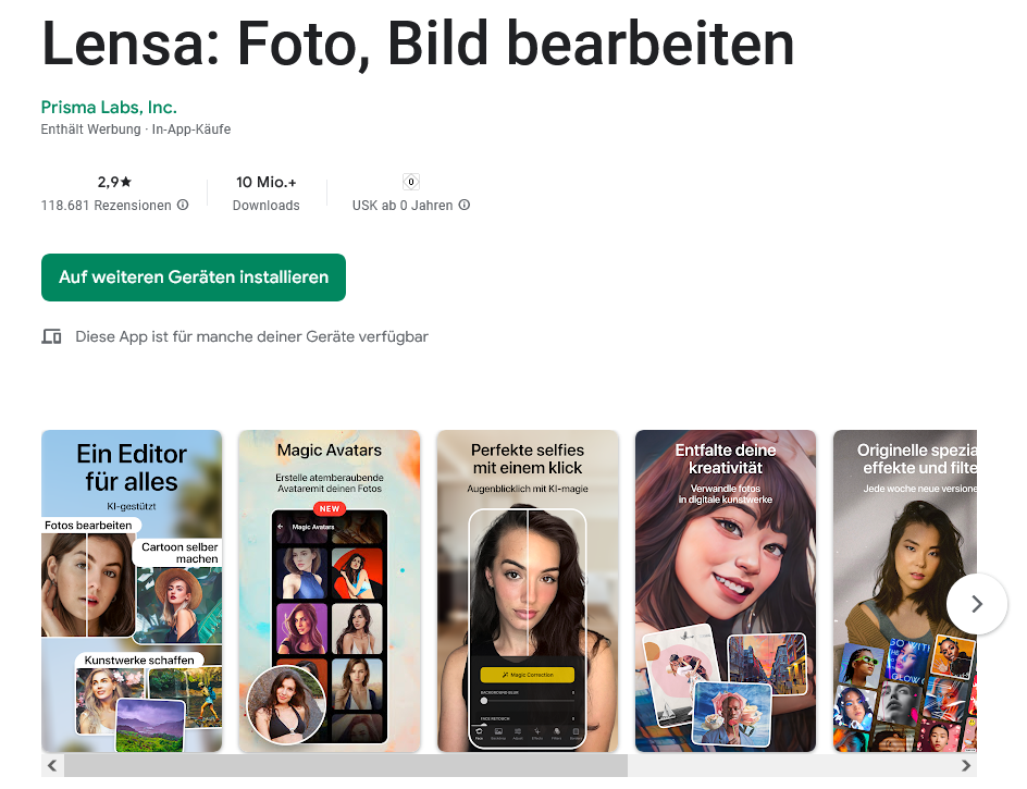 Lensa: So nutzen Sie die virale KI-App für Selfie-Bilder