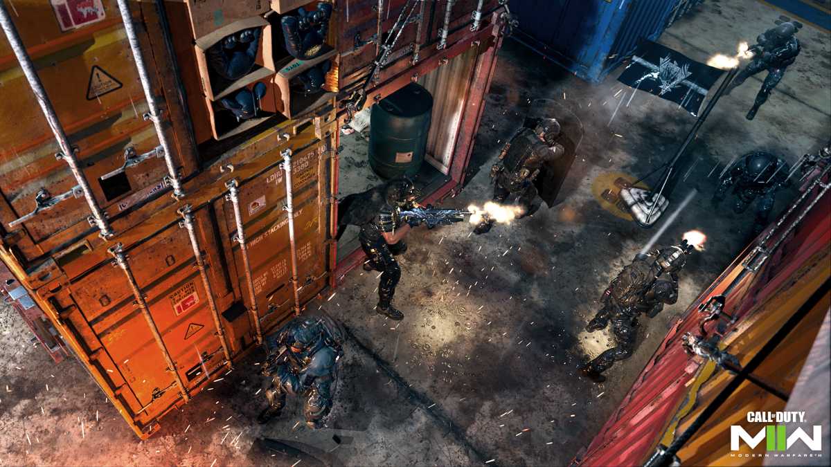 COD:MW 2 Shipment map