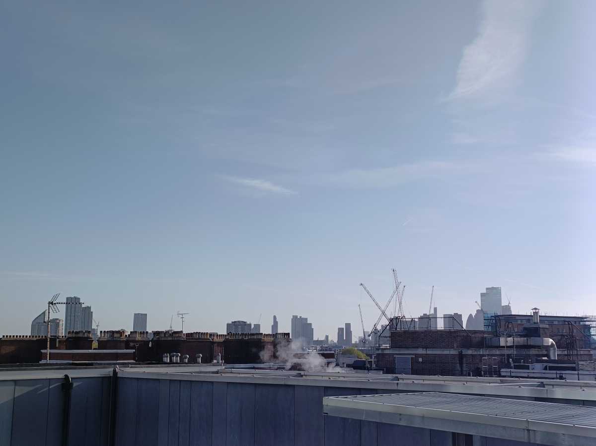 Shot of London skyline X2 zoom