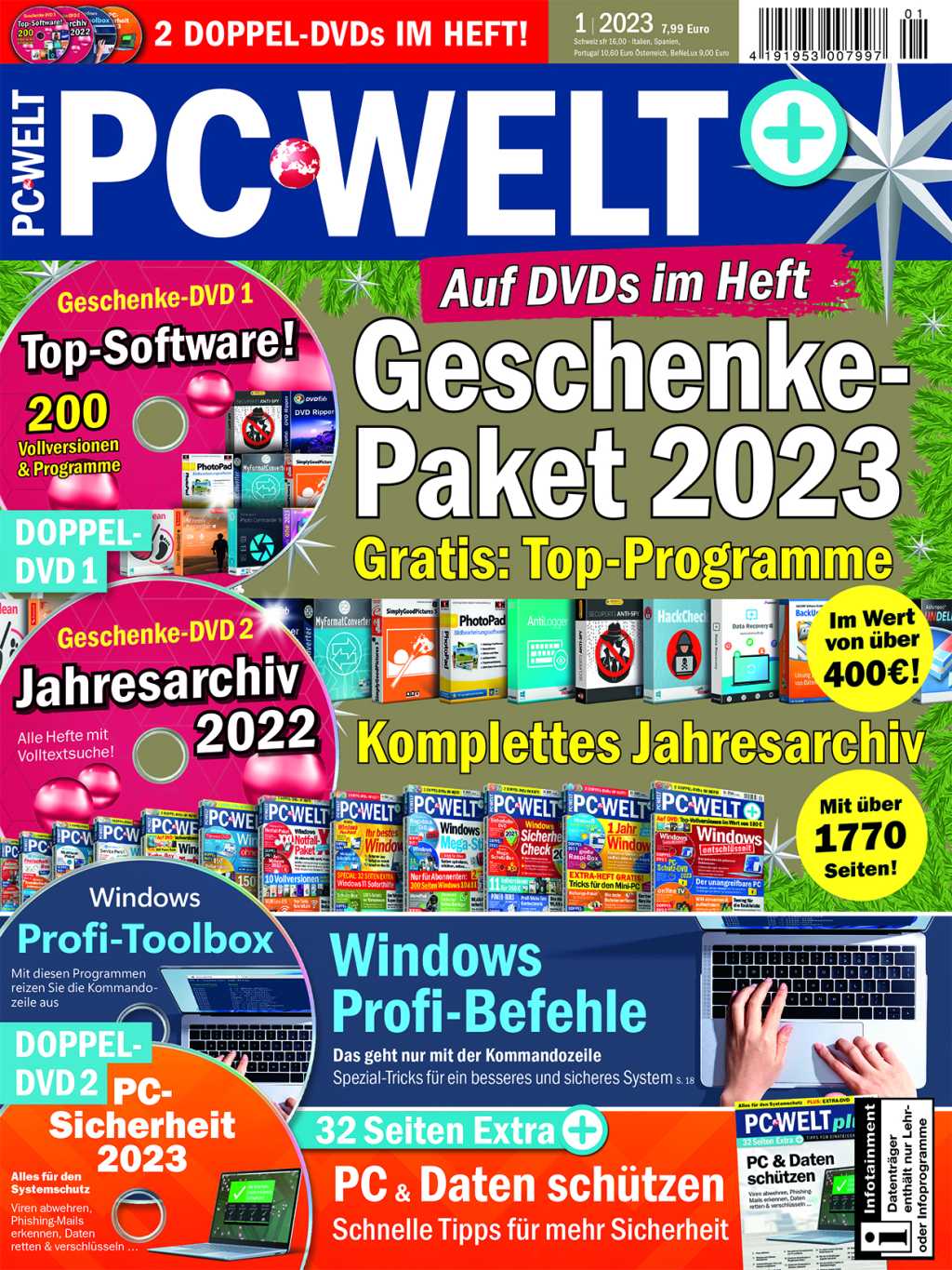 Image: PC-WELT 1/2023 jetzt am Kiosk: Geschenke-Paket 2023