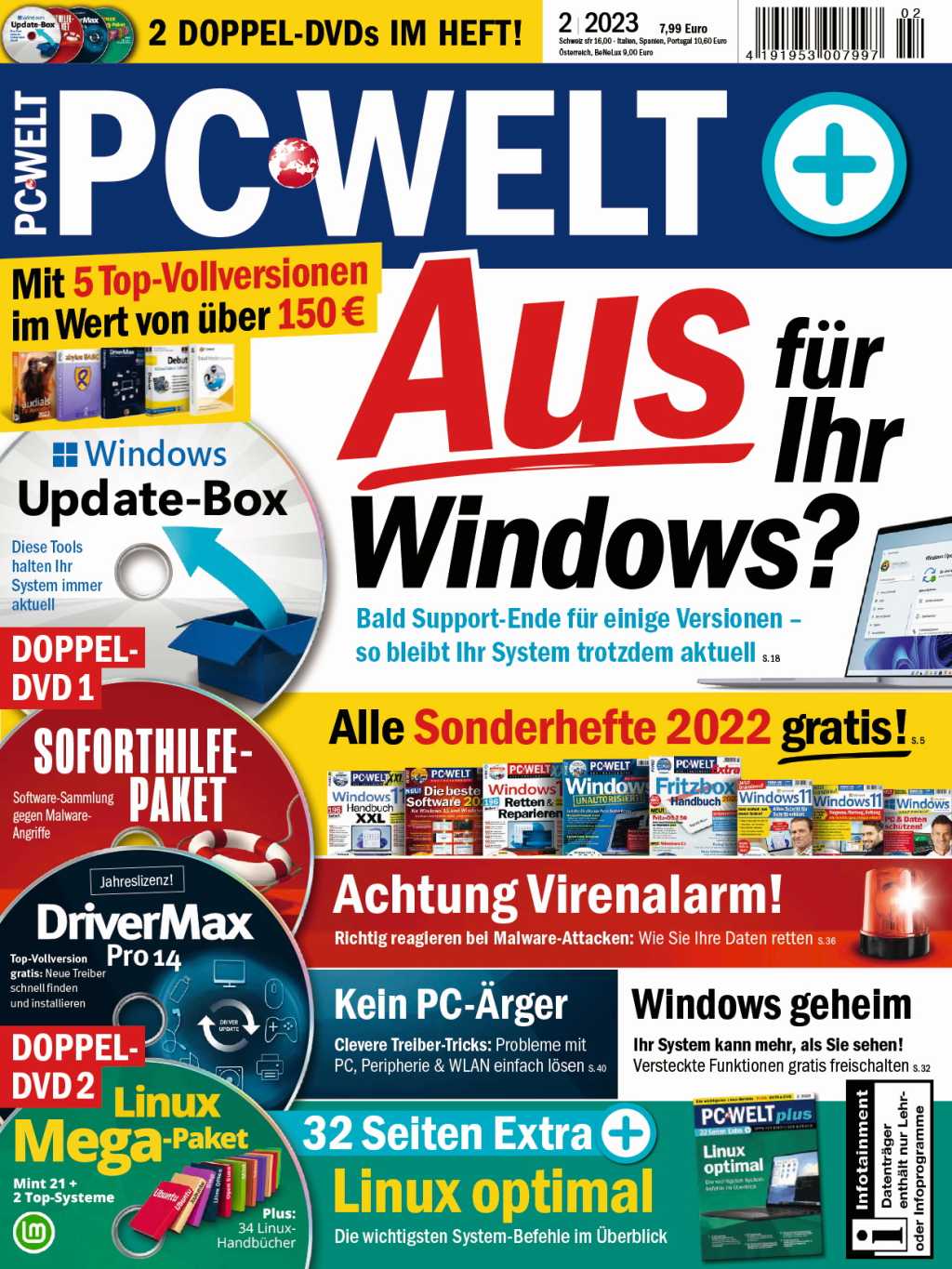 Image: PC-WELT 2/2023 jetzt am Kiosk: Aus fÃ¼r Ihr Windows?