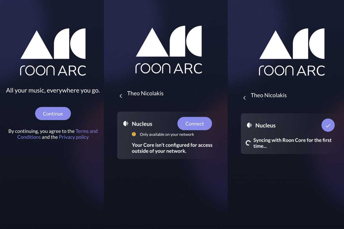Roon Arc app screenshots 1