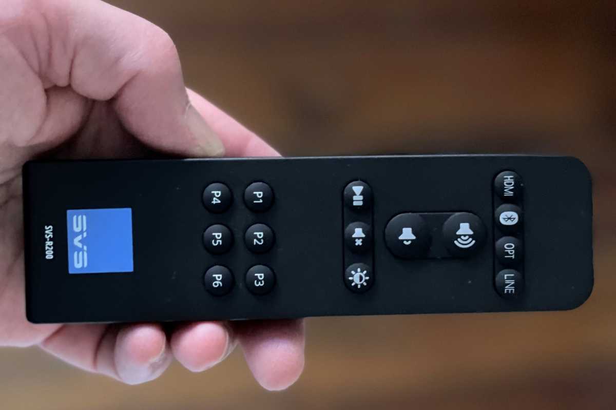 SVS Prime Wireless Pro remote control