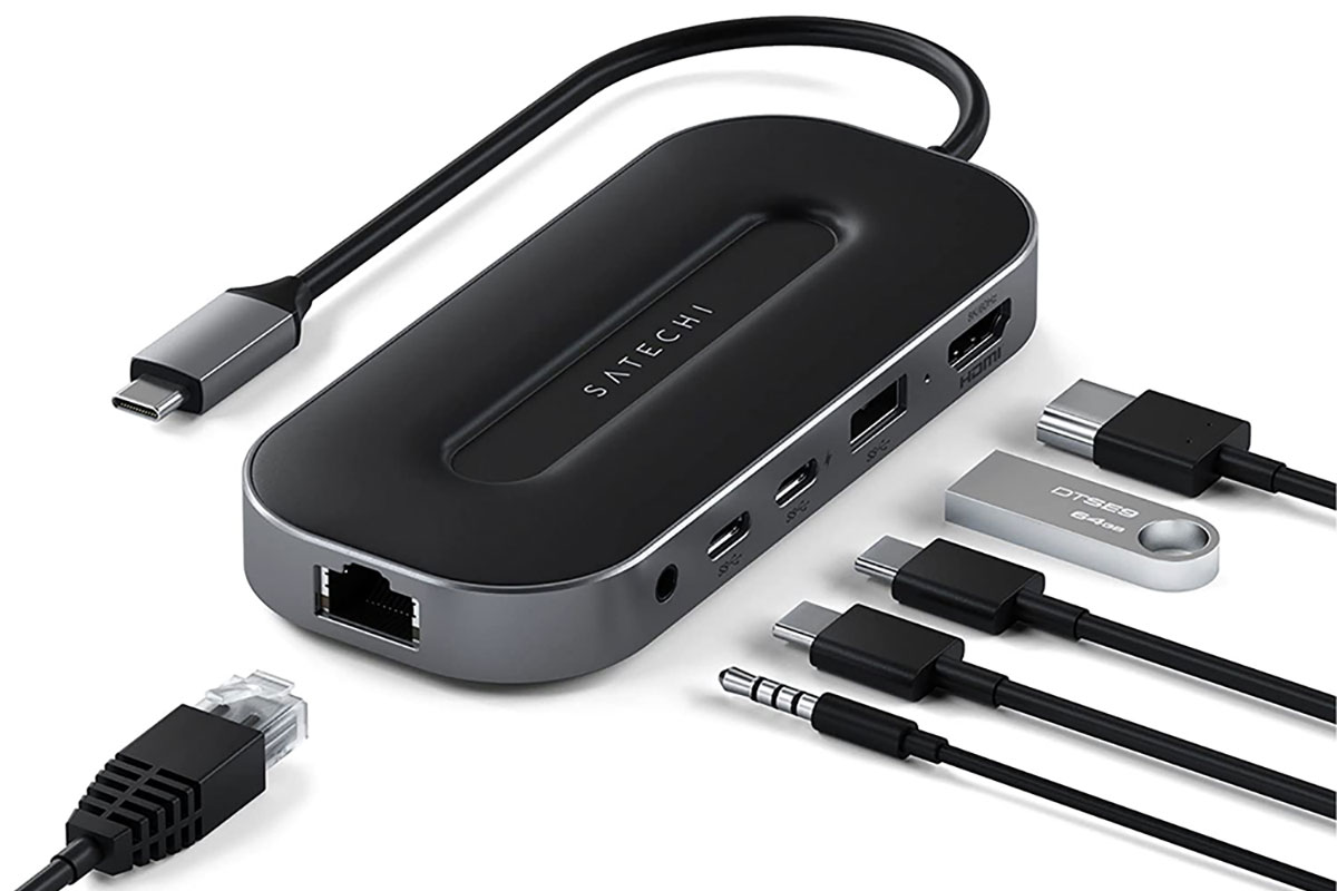 Satechi USB C Hub – 4 Ports USBC Hub - USB C Hub India