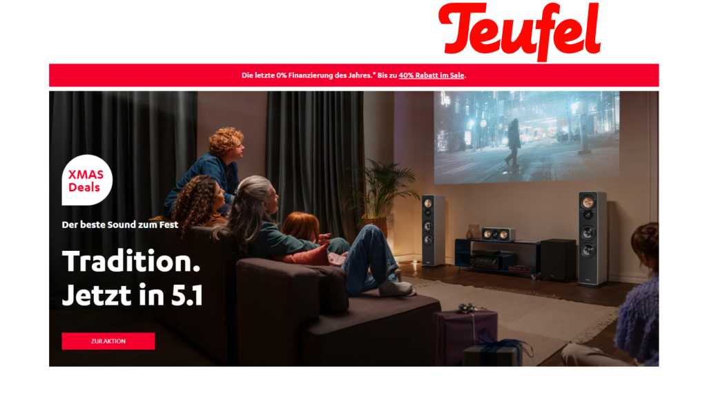 Image: Teufel-Produkte bis zu 44 Prozent gÃ¼nstiger. Versandkostenfrei geliefert.