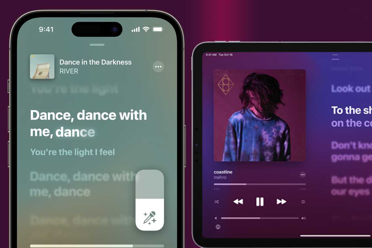 Apple music sing iPhone and iPad