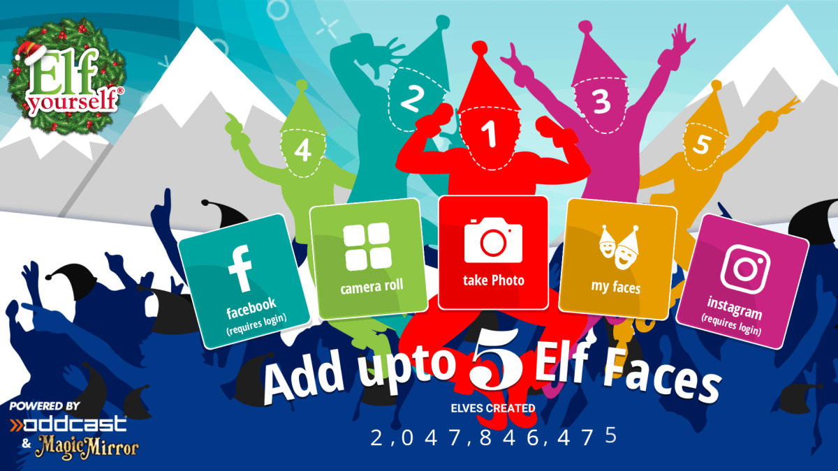 Elf Yourself app